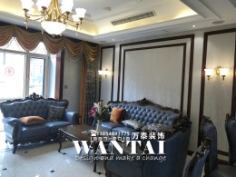 泰安鲁商国际别墅234㎡古典美式风格装修-张继龙