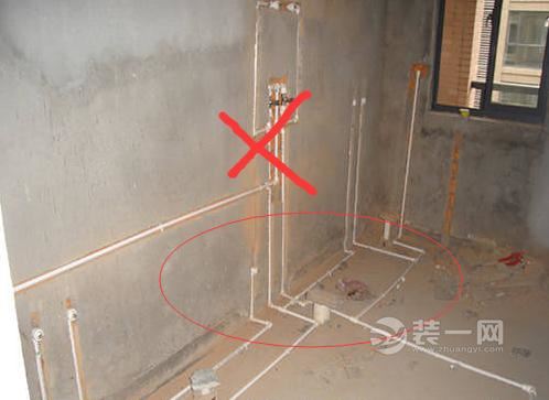 家庭装修水管排线正确走法